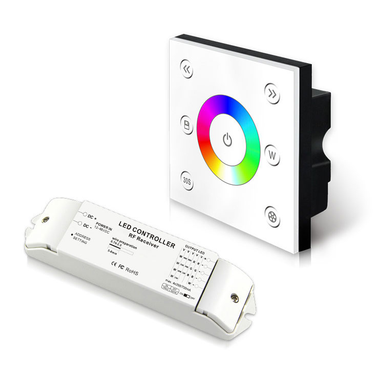 DMX512+2.4G Wireless Single-Zone CC RGBW Panel P4X+R4-CC-2.4G